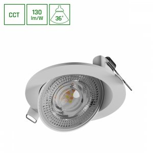 MOBILO LED 6.5W CCT 230V 36ST IP20  FI105x35MM BIAŁY OKRĄGŁA