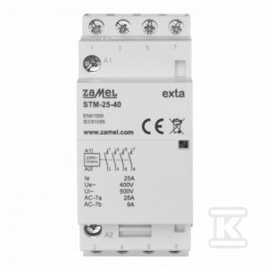 Stycznik modułowy instalacyjny 25A, 4xNO, 230V AC STM-25-40 EXT10000295
