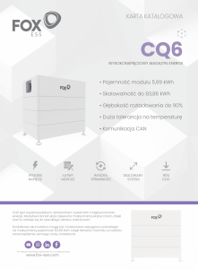 Magazyn energii FoxESS CQ16-S