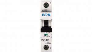 Wyłącznik nadprądowy 1P C 25A 15kA AC FAZ C25/1 278563