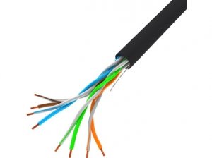 Kabel teleinformatyczny U/UTP kat.5e 4x2xAWG24 drut niebieski /305m/