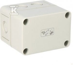 Obudowa, puszka pusta, TK PS 97-8-m 94x65x81 IP66, szara, z metrycznymi tłoczeniami