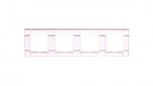 Karre Ramka 4-Krotna, Kolor Biały / 90960263