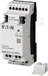 EASYE4,ROZ. 12-24VDC,24VAC,4DI,4DO-R