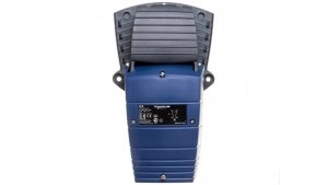 Wyłącznik nożny pojedynczy bez osłony niebieski tworzywo 1Z 1R 1 krok XPEB110