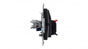 Simon 54 Gniazdo głośnikowe poczwórne antracyt DGL34.01/48