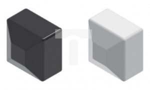 Nakładka ochronna profilu aluminiowego czarny RAL9005 NOPAL40x40CZ 890403