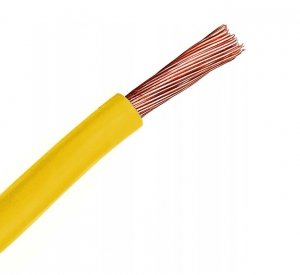 Przewód instalacyjny H07V-K (LgY) 1,5 żółty /100m/