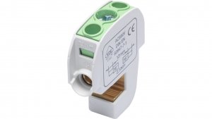 Zacisk izolowany szynowy SBB 16 (86105) SIMBLOCK zielony 81550005
