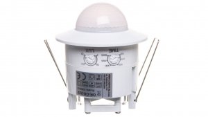 Czujnik ruchu 1200W 360 stopni do sufitów podwieszanych 3 sensory PIR biały OR-CR-222