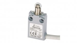 Wyłącznik krańcowy 1R 1Z migowy popychacz metalowy z rolką stalową równoległą Ø12 PEM1G12Z A37-A83Z