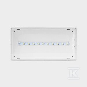 OPR.EXIT IP65 ECO LED 3W 1H 1-ZAD.BIAŁA