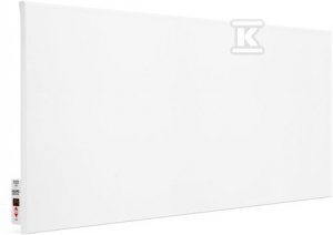 Grzejnik stalowy HD-WAVE STEEL z termostatem, moc 1000 W - biały