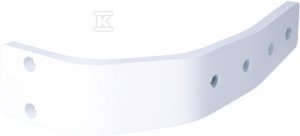 Wsporniki montażowe SLIM białe (RAL9003). Opakowanie zawiera 2 sztuki. 56270