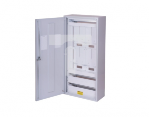 Szafka licznikowa natynkowa 4-liczniki 3F IP30 stalowa 3x25 UNI SYSTEM 550-1200-250 LM