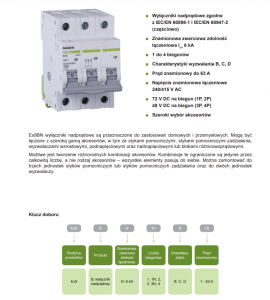 NOARK Wyłącznik nadprądowy 1P Typ B 13A 6kA AC (100007)