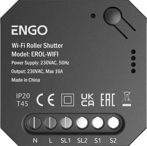 ENGO Controls EROL-WIFI - Sterownik Rolet Wi-Fi do systemu ENGO Smart podtynkowy