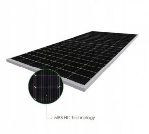 Moduł fotowoltaiczny panel PV 455Wp Jinko Solar JKM455M-60HL4-V Monofacial Hal Cut Srebrna Rama