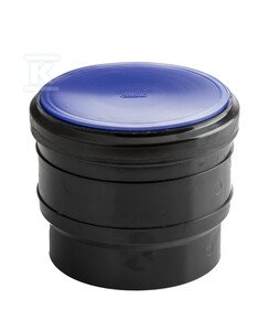  Kielich PEHD 50mm S12.5 z korkiem, kolor czarny, QS (Quick Stream)