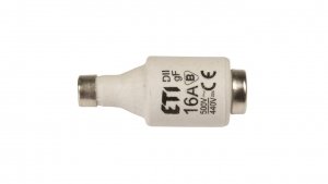 Wkładka bezpiecznikowa 16A DII gF / BiWts 500V AC/440V DC E27 002312105