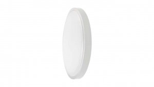 Plafoniera LED 18W 1800lm 4000K IP44 Okrągła fi225 Mleczny Biała Ramka z mikrofalowym czujnikiem ruchu 7660