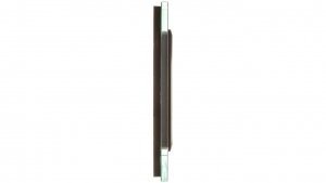 SONATA Ramka podwójna szare szkło / czarna R-2RGC/41/25