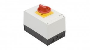 Łącznik krzywkowy 0-1 6P 63A w obudowie IP65 T5B-3-8342/I4/SVB 207242