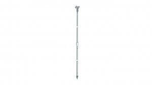 Uziom pionowy kompletny ocynkowany 3m (2x1,5m) 4xM8/16 41.1.1 /94123001/