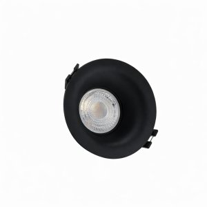 FIALE V BASIC GU10 OCZKO GU10 IP20 FI86X41MM CZARNY OKRĄGŁA
