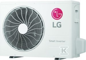 Klimatyzator 2,5 kW ścienny split jednostka zewnętrzna DUALCOOL Delux Soft Air LG