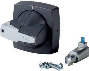 Dźwignia napędu, montaż na drzwi, typ D/P, szary 6mm K2SDG/P 1818034
