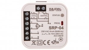 Sterownik rolet dopuszkowy przewodowy 10A 230V 350W SRP-04 EXT10000225