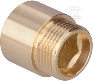 PRZEDŁUŻKA MOSIĘ.3/4  20MM ŻÓŁTA O