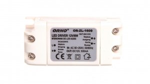Zasilacz LED 12V DC 6W 0,5A IP20 OR-ZL-1609
