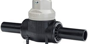 Zawór kulowy PE elektrooporowy, d125 PE100, SDR11, PN10 gaz/PN16 woda, Polyvalve