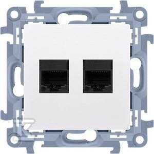 GN.2-KR.KOMP.RJ45 KAT6E BIAŁE+RA.SIMON1