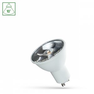 LED GU10 230V 6W SMD 10st CW z soczewką SPECTRUM