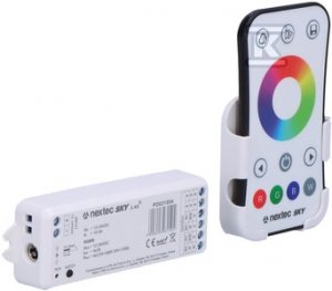 Zestaw NEXTEC SKY RGBW, 12-24V, 4x3A, pilot+sterownik PD031504