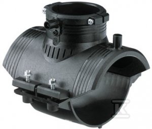 Obejma siodłowa elektrooporowa d110x63 PE100, SDR11, PN10 gaz/PN16 woda
