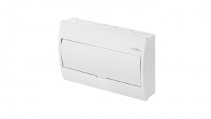 Rozdzielnica natynkowa ELEGANT 1x12 N PE biała IP40 drzwi białe 2423-00