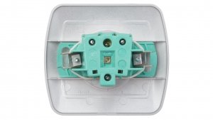 Simon Akord Gniazdo pojedyncze z/u 16A IP20 aluminium metalizowane AGZ1e/26