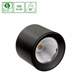 CEL ZOSMA 3 ROUND 830 10W 230V 40st Black