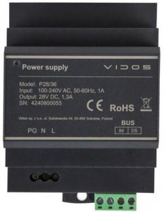 Zasilacz Vidos DUO P28/36 