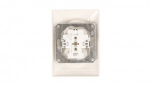 Sedna Gniazdo podwójne z/u 16A IP20 aluminium SDN2800660