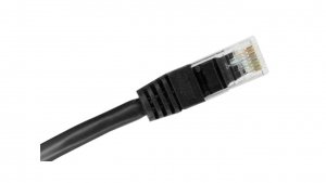 Patch-cord U/UTP kat.6 PVC 3.0m czarny KKU6CZA3