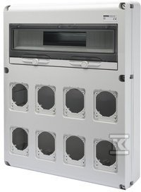 Obudowa 20 modułowa, 32A, IP65