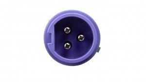Wtyczka przenośna 16A 3P 24V fioletowa IP44 TWIST 063v