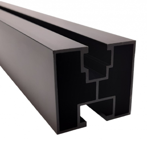 Profil aluminiowy 40*40 Śruba Sześciokątna L:2400mm anodowany czarny