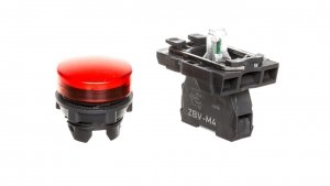 Lampka sygnalizacyjna 22mm czerwona 230V AC XB5AVM4