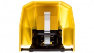 Wyłącznik nożny pojedynczy z osłoną żółty metal 1Z 1R 2Z 2R 2 kroki T0-PDKS11UX20